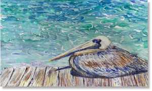 Pelican On Dock Antigua Yacht charter